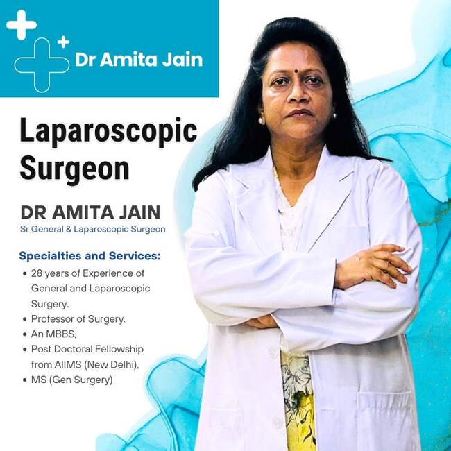 Dr Amita Jain best laparoscopic surgeon